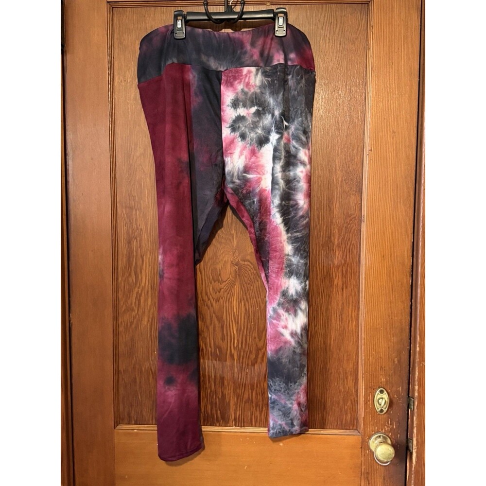 Rue 21 Leggings Juniors Plus 3X Black Red Burgundy White Gray Tie Dye NWT